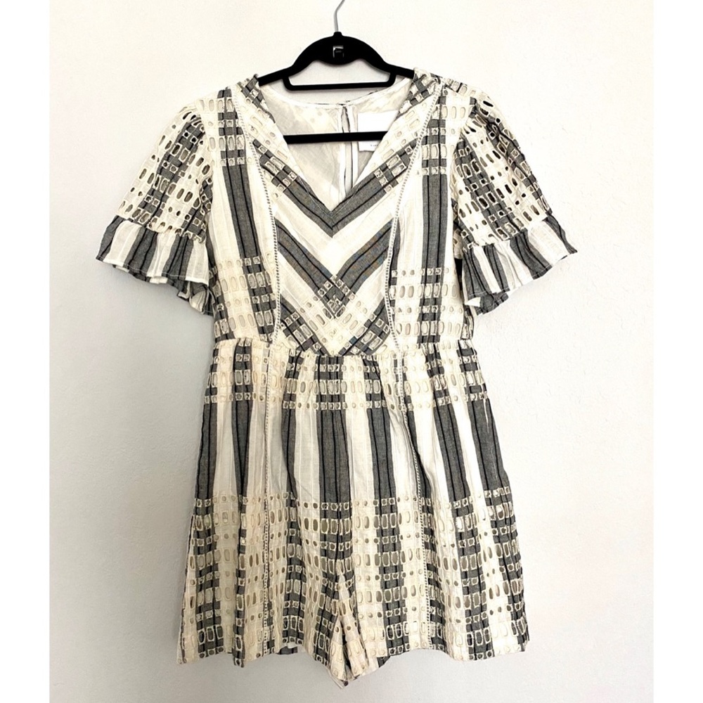 Anthropologie Eyelet Romper